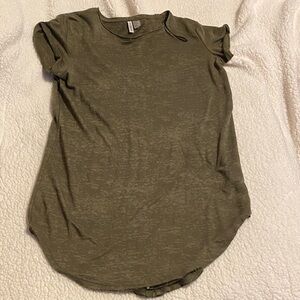 Green Short Dress, Dark Green/Heather Green